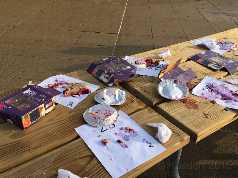 2015-03-14 Pi 5K 269.JPG - The first (only?) Pi run on 3.14.15 at 9:26.53 am... with PIE!